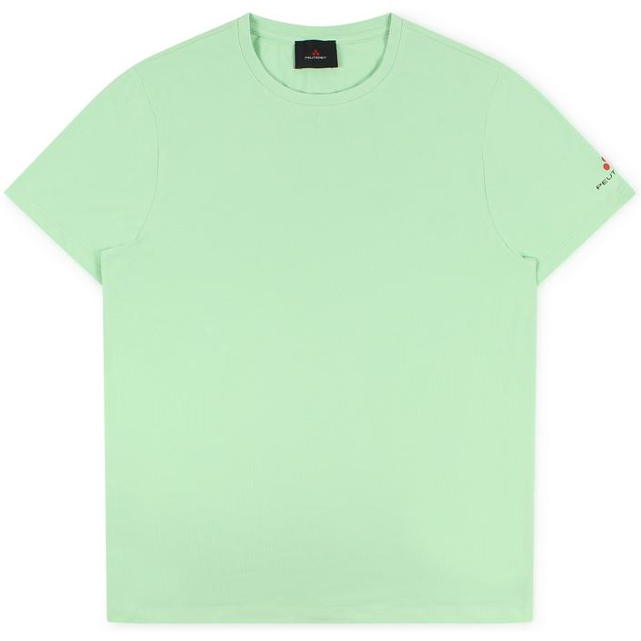 peuterey tshirt shirt teeshirt shortsleeve short sleeve korte mouw logo sorbus, green groen lichtgroen licht light  