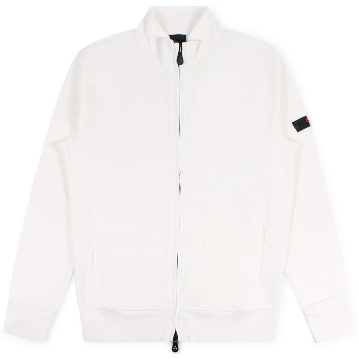 peuterey vest fleece sweater sweatshirt full zip altar, wit white licht light bianco