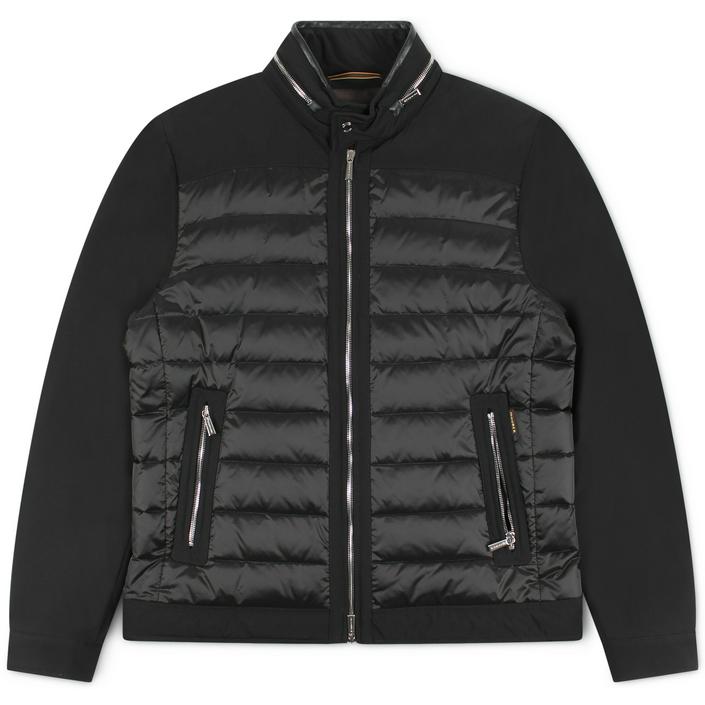 moorer down dons donsjas jack jacket jas jasje zomerjas zomer summer hybride gilles, zwart black dark donker nero 1