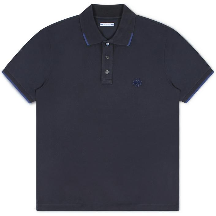 jacob cohen polo poloshirt shirt shortsleeve korte mouw logo, donkerblauw dark navy blue donker blauw