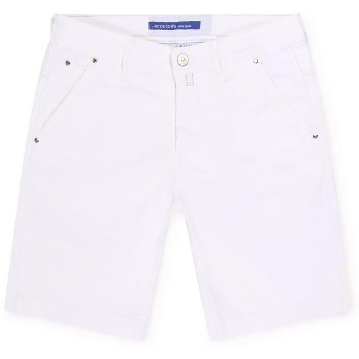 jacob cohen bermuda shorts korte broek lou chino, wit white light licht bianco 1