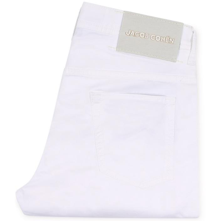 jacob cohen bermuda shorts korte broek lou chino, wit white light licht bianco