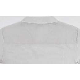 Overview second image: ALPHA TAURI Poloshirt met open kraag en embleem, off white