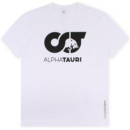 Overview image: ALPHA TAURI T-shirt Jero met opdruk, wit