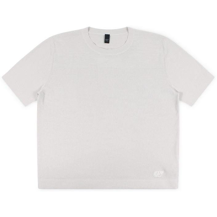alpha tauri tshirt shirt teeshirt korte mouw short sleeve 3d tech, beige off white ivory ivoor 1