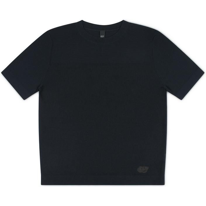 alpha tauri tshirt shirt teeshirt korte mouw short sleeve 3d tech, zwart black dark donker nero 