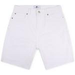 Product Color: 7 FOR ALL MANKIND Denim shorts van katoen-stretch kwaliteit, wit