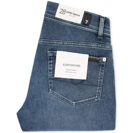 Overview image: 7 FOR ALL MANKIND Jeans Paxtyn Tapered van katoen-stretch denim, donkere wassing