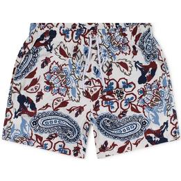Overview image: ROSI COLLECTION Zwembroek met paisley print, wit
