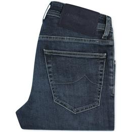 Overview image: JACOB COHËN  Jeans Nick Slim met donkere stiksels en donker label