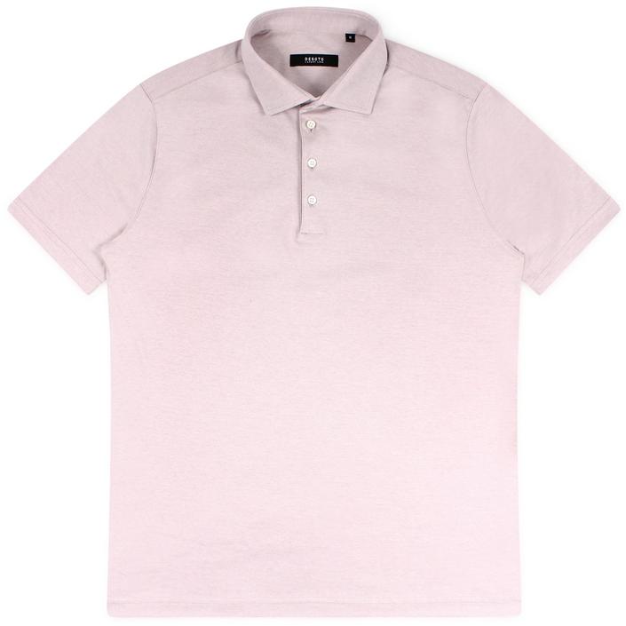 desoto luxury polo poloshirt shirt shortsleeve short sleeve korte mouw, roze pink 