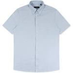 Product Color: DESOTO LUXURY Jersey overhemd met button down kraag, lichtblauw