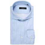 Product Color: DESOTO LUXURY Jersey overhemd met print, gemêleerd blauw