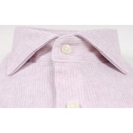 Overview second image: DESOTO LUXURY Jersey overhemd met streepprint, roze
