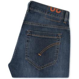 Overview image: DONDUP Jeans George van donkere wassing met oranje details