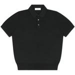 Product Color: MAURO OTTAVIANI Poloshirt van gebreid katoen, zwart