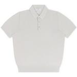 Product Color: MAURO OTTAVIANI Poloshirt van gebreid katoen, off white
