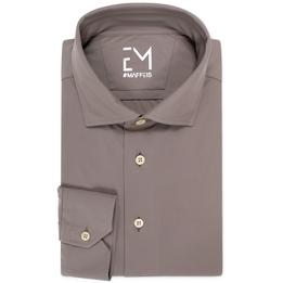 Overview image: EMANUELE MAFFEIS Overhemd Sand van 4-way stretch kwaliteit, taupe