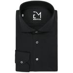 Product Color: EMANUELE MAFFEIS Overhemd Sand van 4-way stretch kwaliteit, zwart