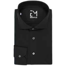 Overview image: EMANUELE MAFFEIS Overhemd Sand van 4-way stretch kwaliteit, zwart