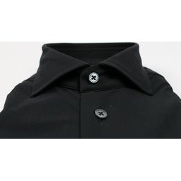 Overview second image: EMANUELE MAFFEIS Overhemd Sand van 4-way stretch kwaliteit, zwart
