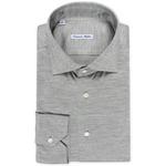 Product Color: EMANUELE MAFFEIS Overhemd Sapporo van zijden stof, grijs