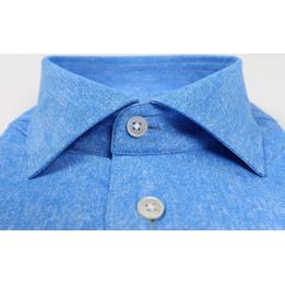 Overview second image: EMANUELE MAFFEIS Overhemd Lulus van geprinte 4-way stretch kwaliteit, blauw