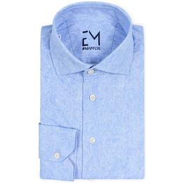 Overview image: EMANUELE MAFFEIS Overhemd Lulus van geprinte 4-way stretch kwaliteit, lichtblauw