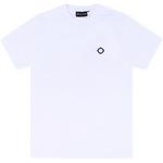 Product Color: MA.STRUM T-shirt met klein Compass logo, wit