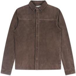 Overview image: ALTER EGO Suède overshirt Ronald, donkerbruin