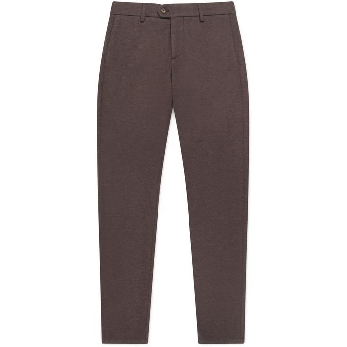 marco pescarolo beta broek pantalon trousers wol wool cashmere kasjmier, bruin brown 1