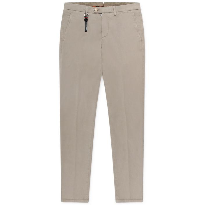 marco pescarolo furore chino pants broek pantalon trousers katoen cotton stretch, beige sand ecru light licht bruin brown lichtbruin 1