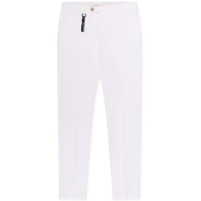 marco pescarolo furore chino pants broek pantalon trousers katoen cotton stretch, wit white bianco light licht