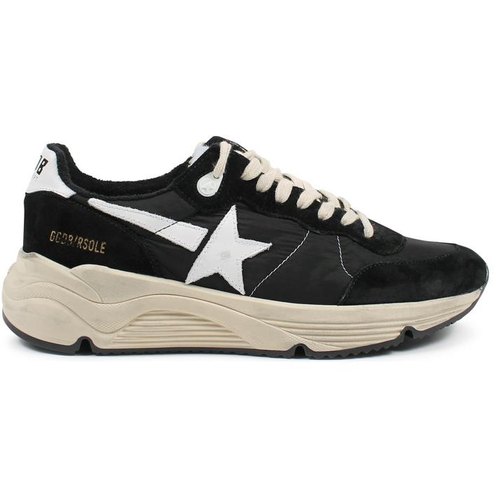 golden goose running star schoen schoenen sneaker sneakers trainer trainers suede, zwart black dark donker nero 1