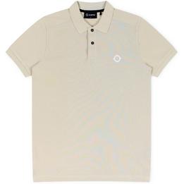 Overview image: MA.STRUM Polo met Compass logo, beige