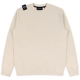 Overview image: MA.STRUM Sweater Core met embleem, beige