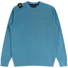 Overview image: MA.STRUM Sweater Core met embleem, blauw