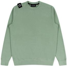 Overview image: MA.STRUM Sweater Core met embleem, groen