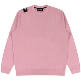 Overview image: MA.STRUM Sweater Core met embleem, roze