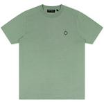 Product Color: MA.STRUM Oversized t-shirt met opdruk op rug, groen