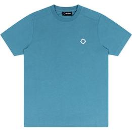 Overview image: MA.STRUM T-shirt met klein Compass logo, blauw