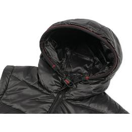 peuterey bodywarmer vest gilet down dons jas jack jacket donoma, zwart black dark donker nero 1
