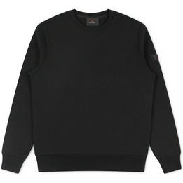 peuterey trui sweater sweatshirt crewneck crew neck ronde hals raidor, zwart black dark donker nero