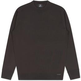 genti trui crewneck crew neck ronde hals sweater sweatshirt cool dry, bruin brown donkerbruin donker dark