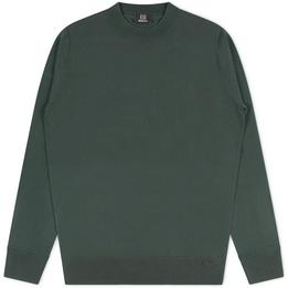 genti trui crewneck crew neck ronde hals sweater sweatshirt cool dry, groen green donkergroen donker dark