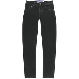 jacob cohen jeans spijkerbroek broek denim nick slim slimfit, zwart black dark donker nero donkergrijs grijs